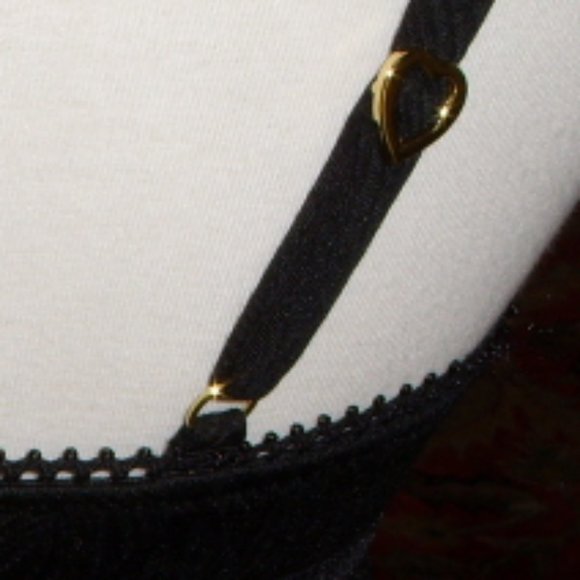 Betsey Johnson Swim Tankini Top Black XS-S S2012 NWT - Picture 8 of 10